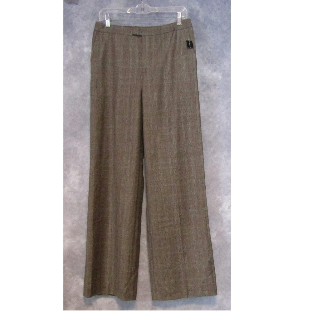 NWT Linda Allard for Ellen Tracy Brown Wool Pants
